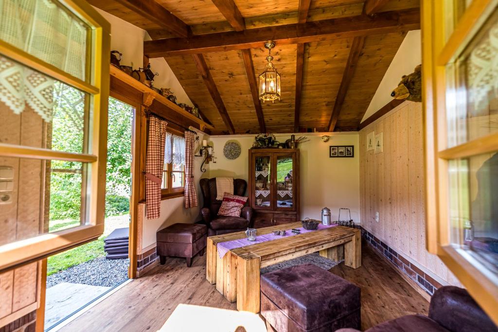 Posezení v ubytování Haus Erika