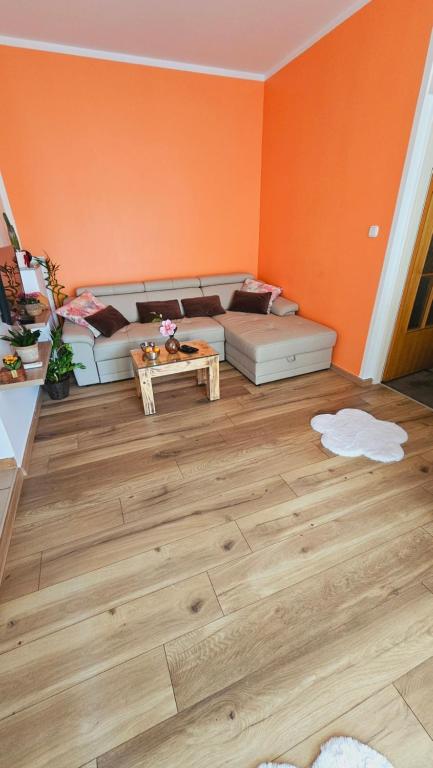 Et opholdsområde på Apartman Kristina