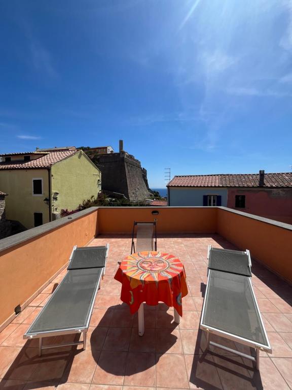 Balkón nebo terasa v ubytování Casa vista Castello