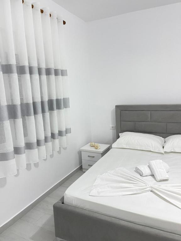 Postel nebo postele na pokoji v ubytování Vila Mili