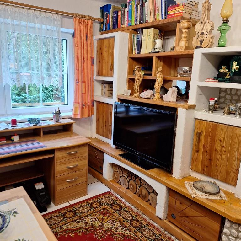 Kuchyň nebo kuchyňský kout v ubytování Haus Klaus
