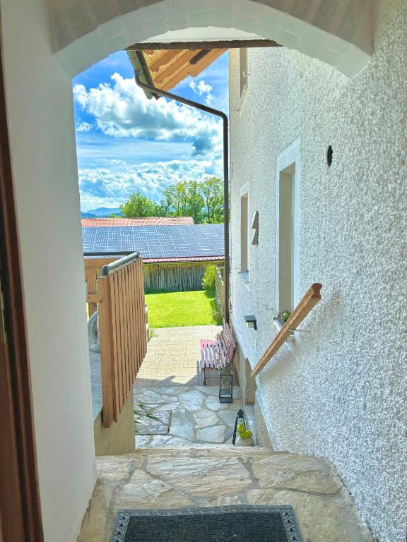 Balkón nebo terasa v ubytování Gästhaus "Seeblick"