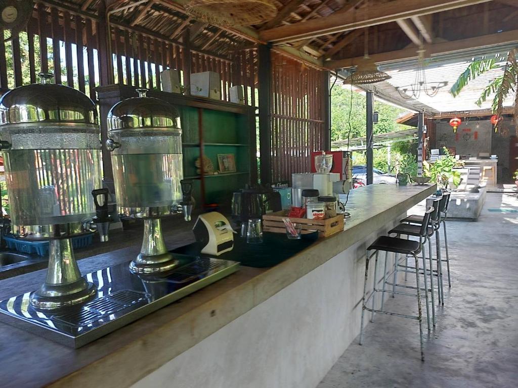Restaurace v ubytování Samui Camping Farm