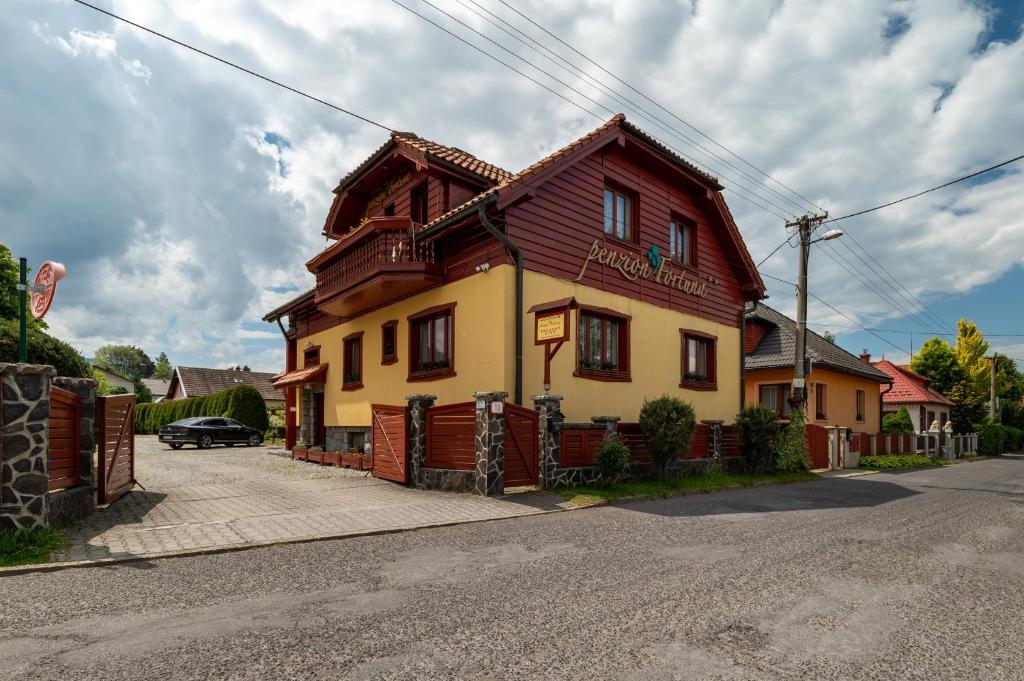 Budova, kde se penzion nachází