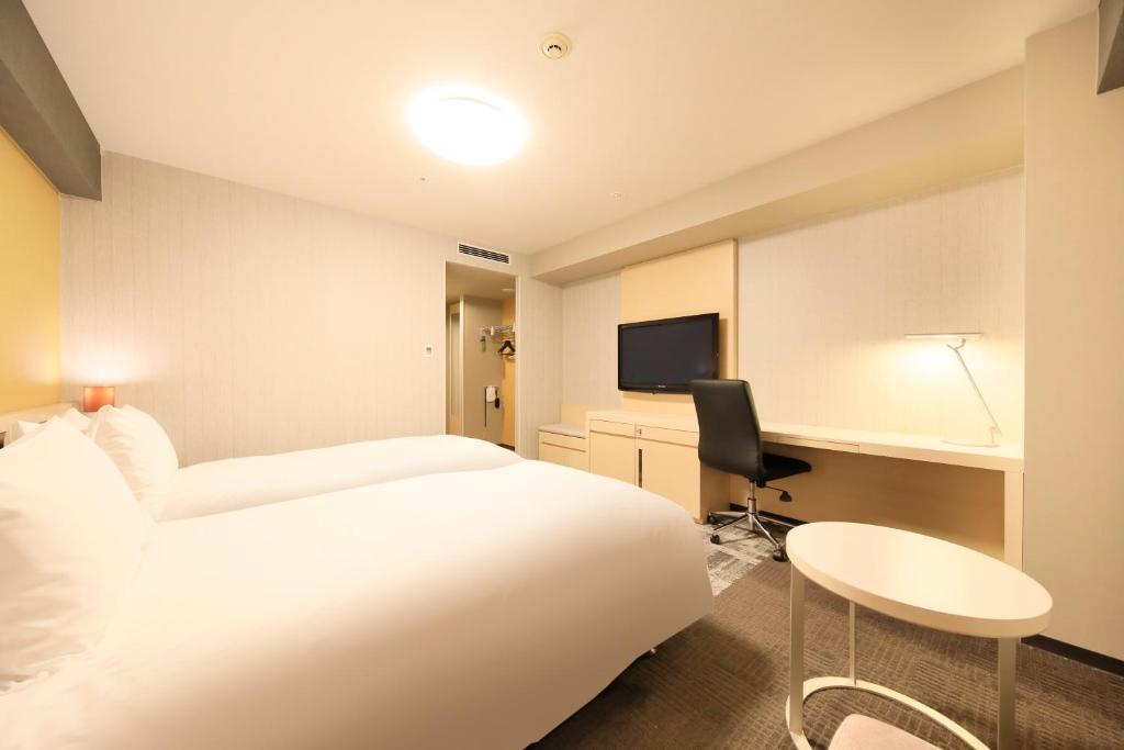 TV a/nebo společenská místnost v ubytování Richmond Hotel Narita