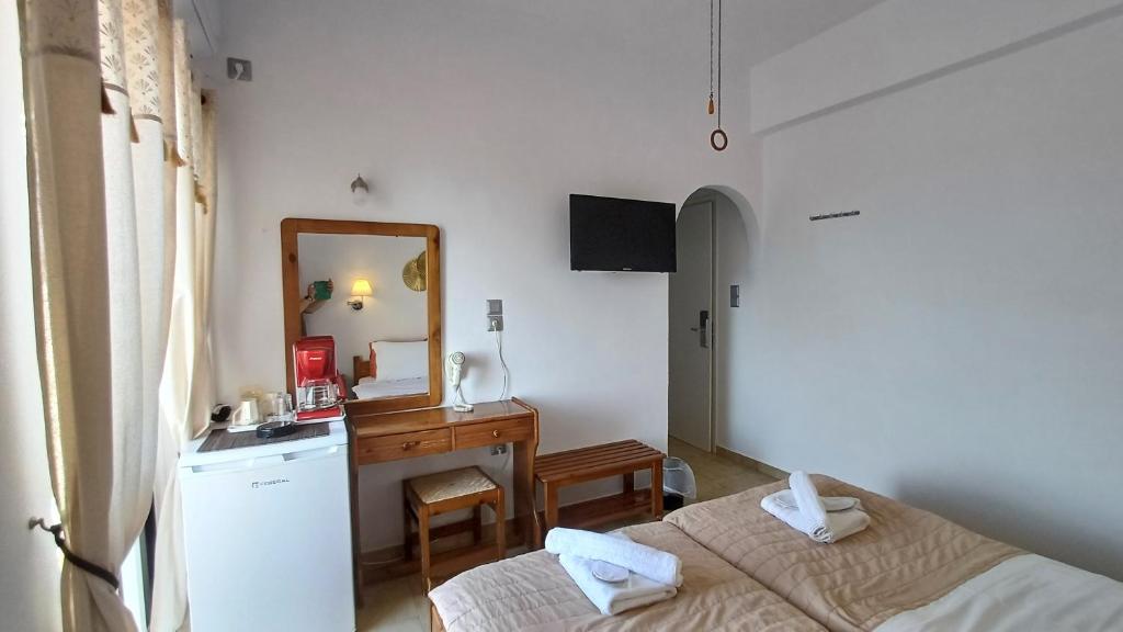 Postel nebo postele na pokoji v ubytování Hotel Beach Amaryllis