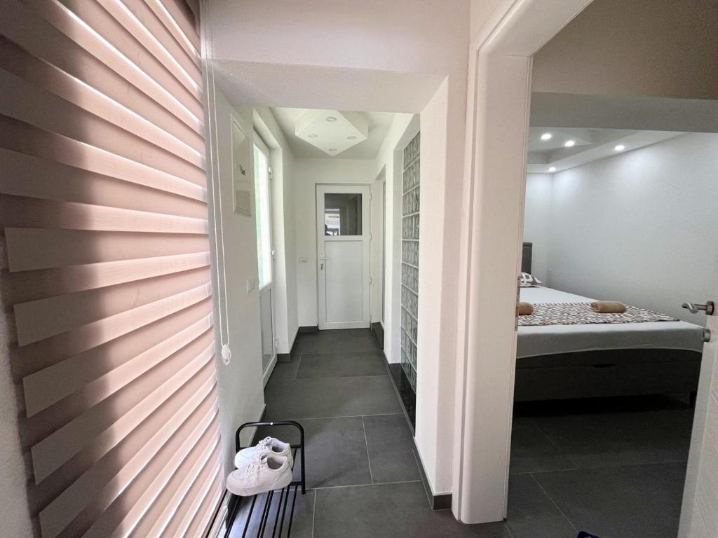 Koupelna v ubytování Apartments Mešić