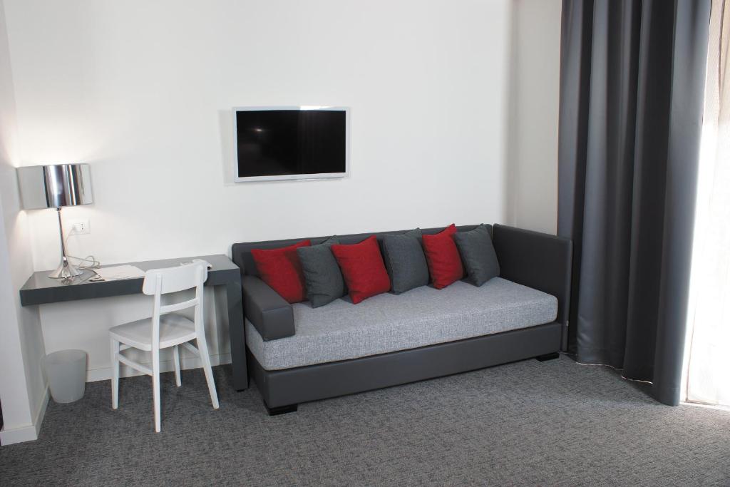 Posezení v ubytování Hotel Leopardi