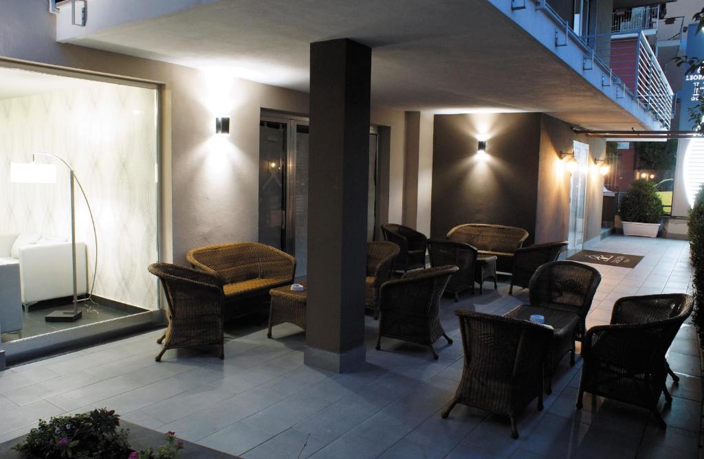 Posezení v ubytování Hotel Leopardi