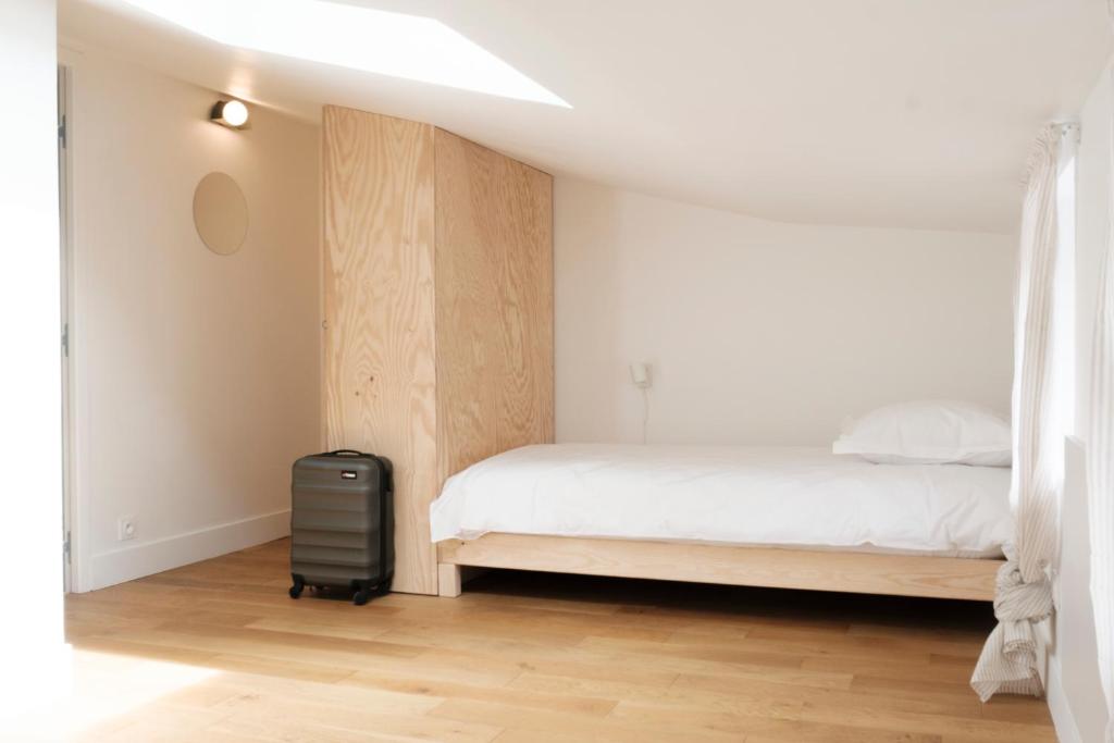 Postel nebo postele na pokoji v ubytování Casa Champgil