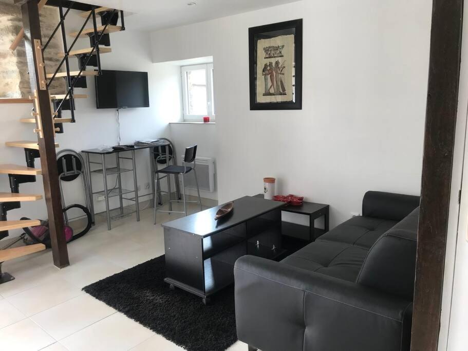 Ruang duduk di Gîte du Marquès
