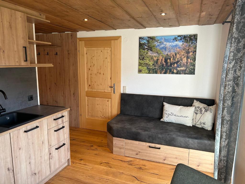 Kuchyň nebo kuchyňský kout v ubytování Bio-Bauernhof Nichlgut