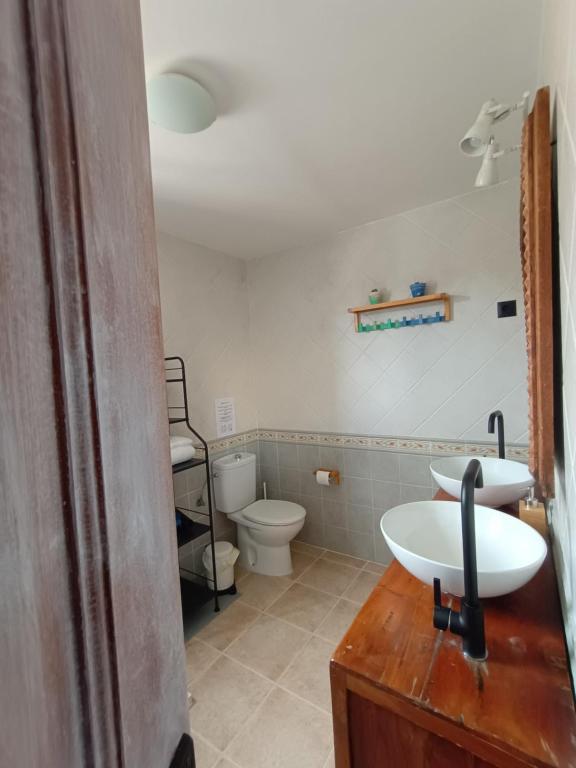 Koupelna v ubytování Casa Luz