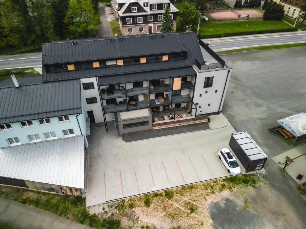 Budova, kde se apartmán nachází
