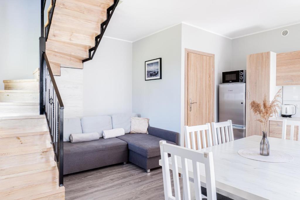 Kuchyň nebo kuchyňský kout v ubytování Domki i Apartamenty Kacper- Świetna lokalizacja blisko plaży