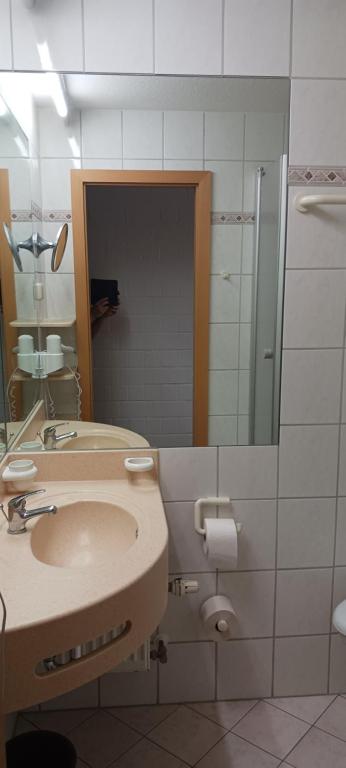 Koupelna v ubytování App MAJA Am Predigtstuhl
