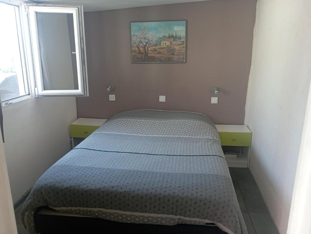 Postel nebo postele na pokoji v ubytování Gîte à la ferme