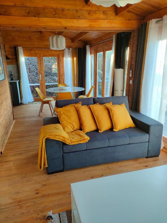 Posezení v ubytování Adega da Quinta -Casa da Pipas