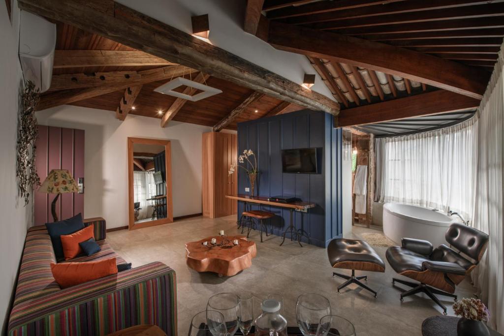 Posezení v ubytování Hotel Canto das Águas - Roteiro de Charme