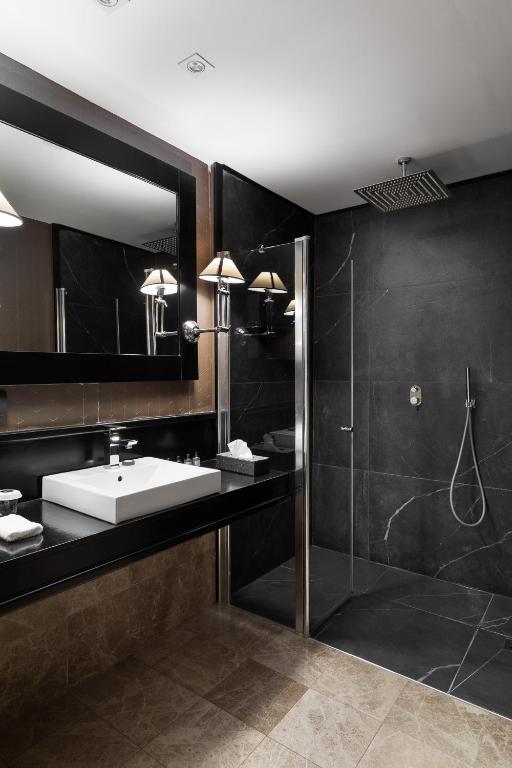 Koupelna v ubytování Hotel B Berdichevsky