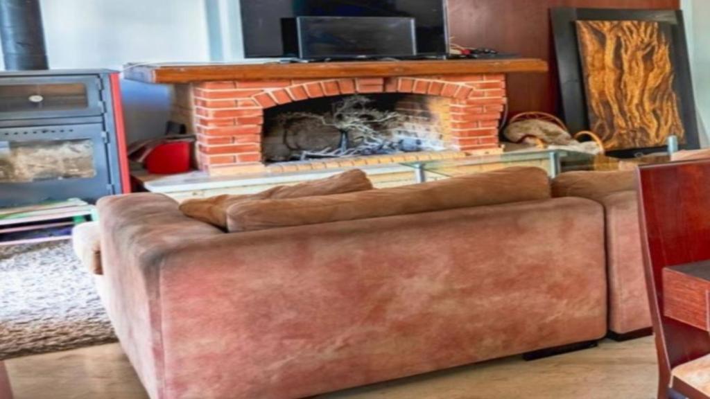 Χώρος καθιστικού στο Villa Super Paradise Mikonos