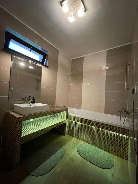 Koupelna v ubytování Apartmány IVETA
