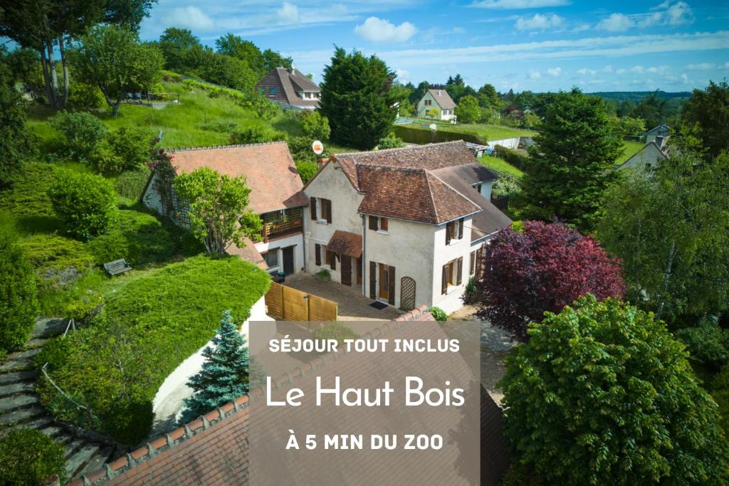 Bird's-eye view ng Proche Zoo et centre ville - Séjour tout inclus - Le Haut Bois