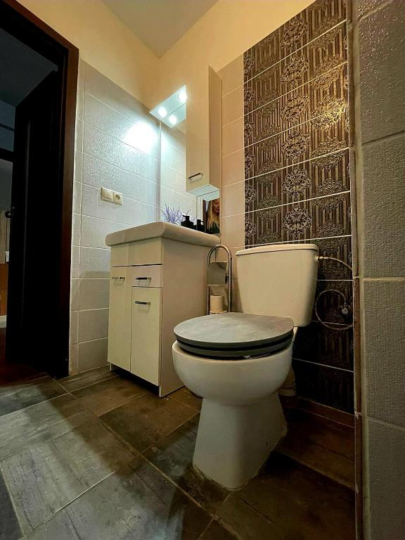 Koupelna v ubytování Apartmány IVETA