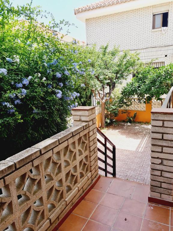 Balkón alebo terasa v ubytovaní Casa Hurtado de Mendoza pequeña