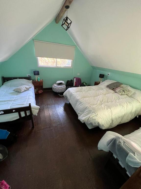 Postel nebo postele na pokoji v ubytování Santa Clara