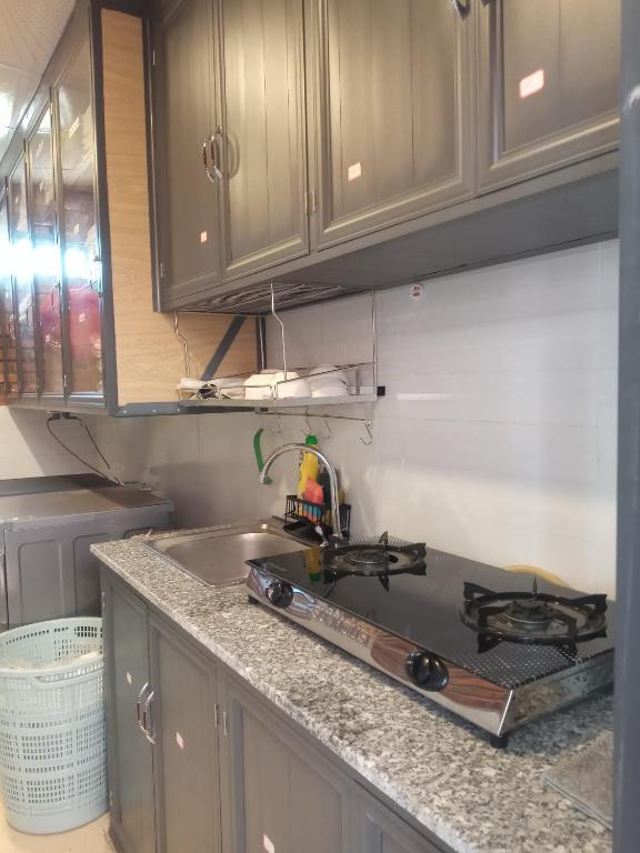 Kuchyň nebo kuchyňský kout v ubytování Bình Minh Homestay - Dốc Lết