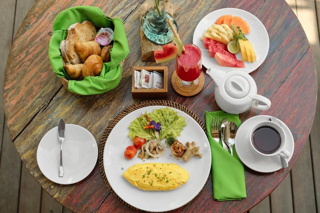 Jídlo v vily nebo okolí