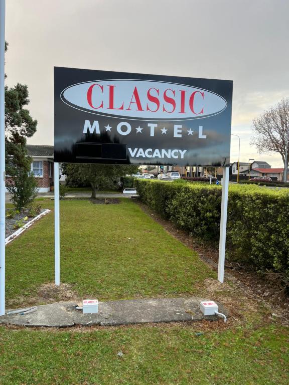 Certifikát, hodnocení, plakát nebo jiný dokument vystavený v ubytování Classic Motel