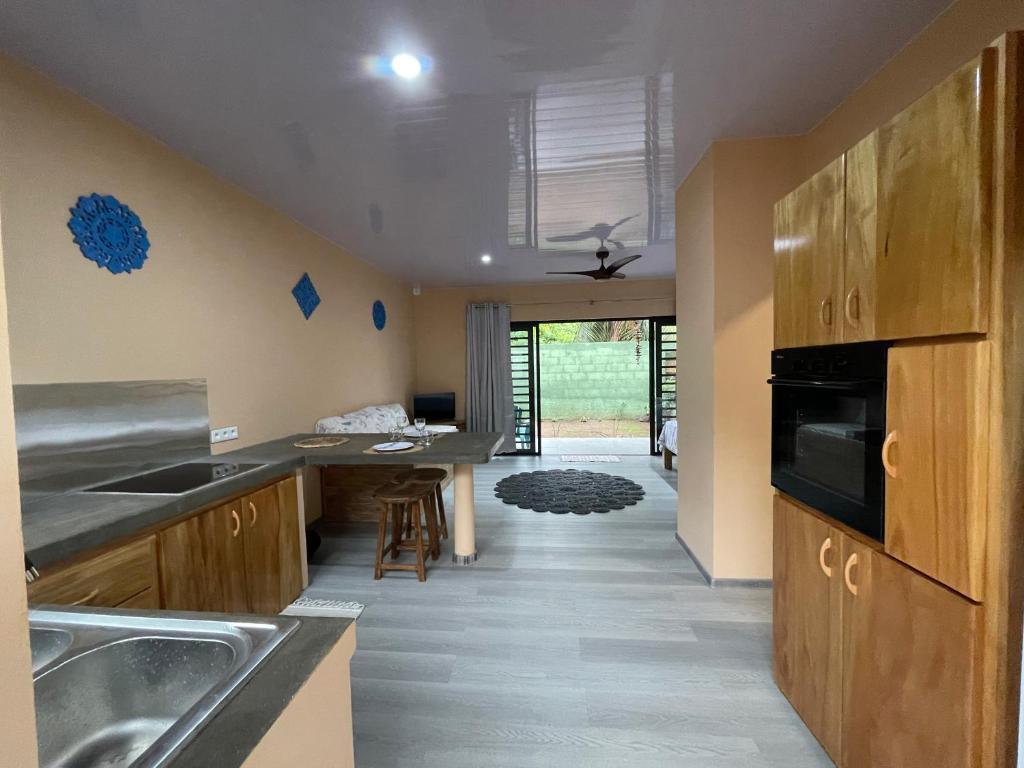 Kuchyň nebo kuchyňský kout v ubytování PUNA Lodge