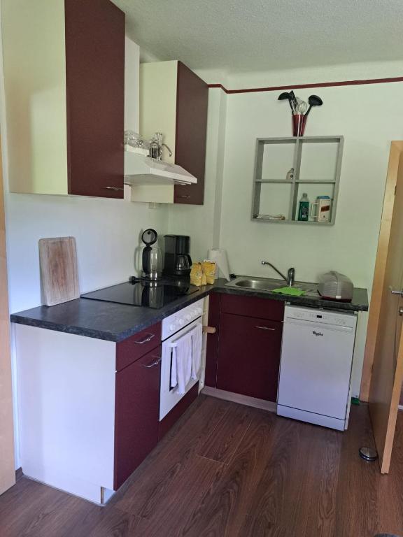 Kuchyňa alebo kuchynka v ubytovaní Haus Waldschmied Exclusiv