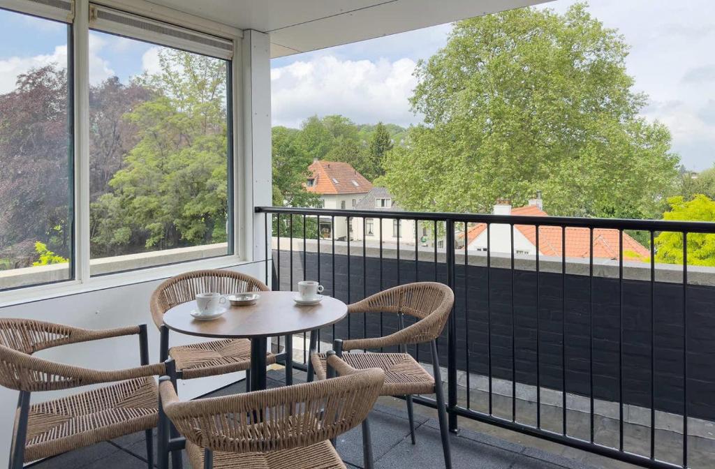 Balkón nebo terasa v ubytování Hotel 't Spijker