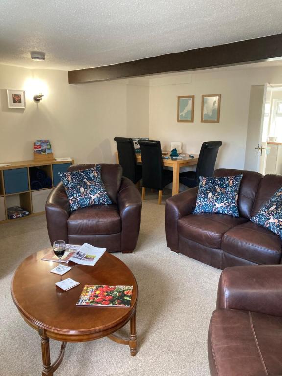 Χώρος καθιστικού στο The Byre