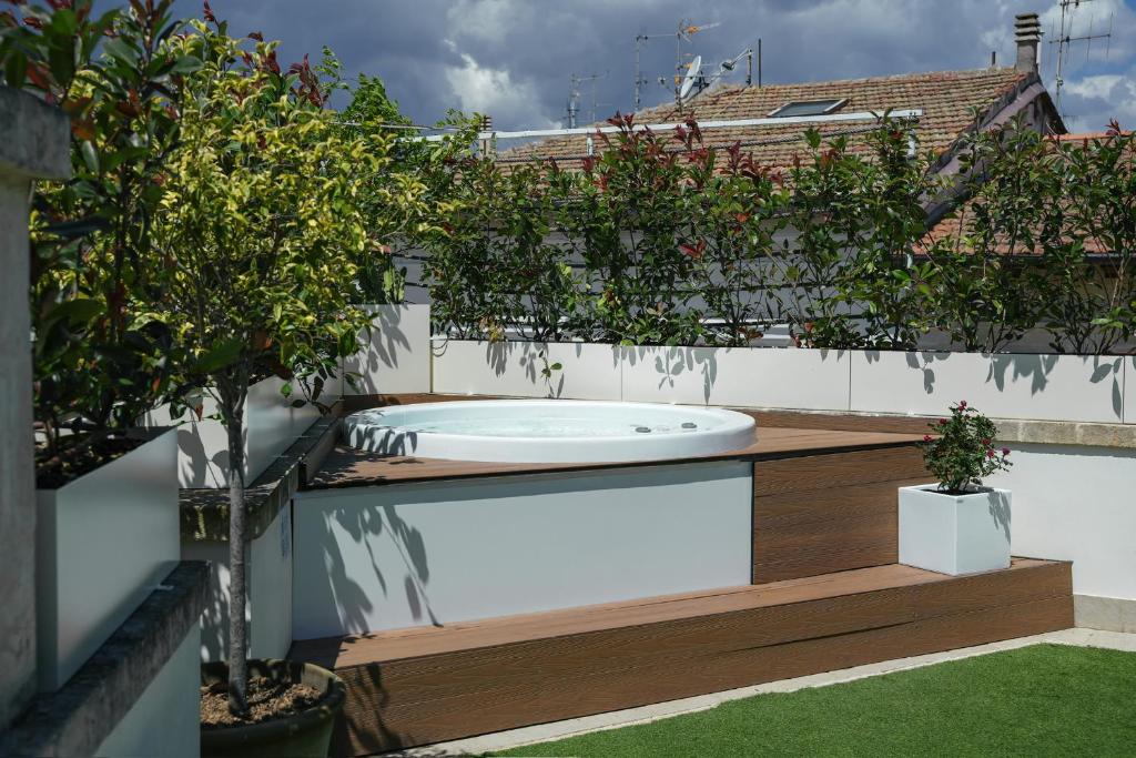 Vonkajšia záhrada v ubytovaní San Michele Luxury Rooms