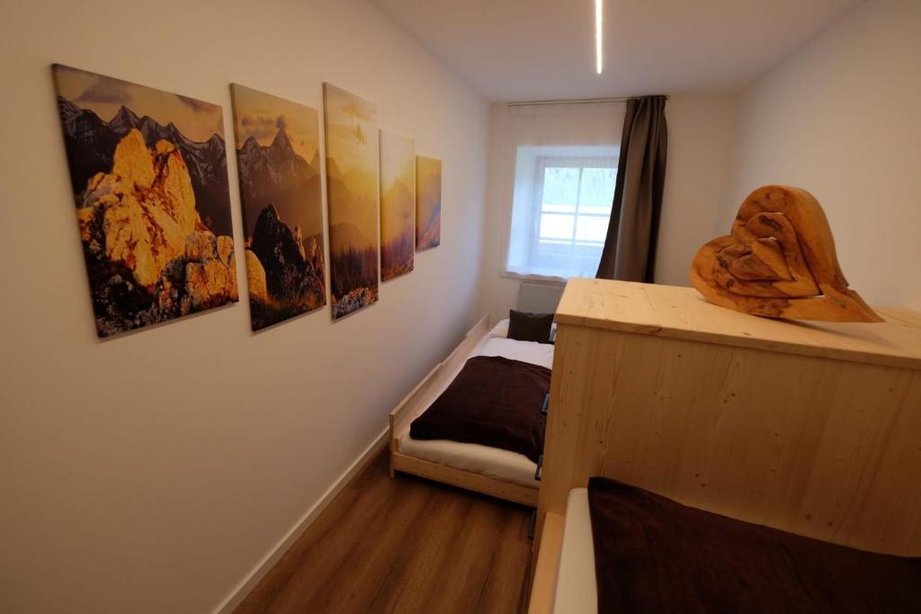 A bed or beds in a room at Gasserhof