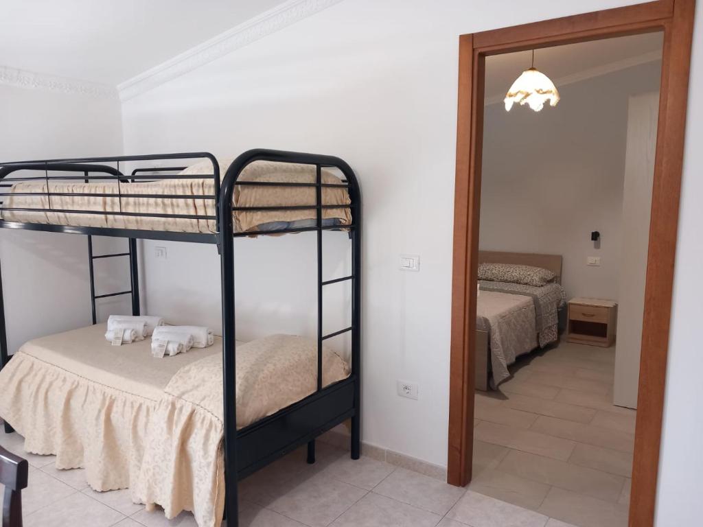 Posteľ alebo postele v izbe v ubytovaní B&B da Giovanna Dimora del Turista