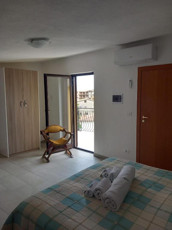 Posteľ alebo postele v izbe v ubytovaní B&B da Giovanna Dimora del Turista