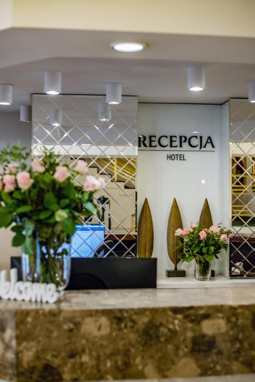 Lobby alebo recepcia v ubytovaní Prawdzic Family Resort & Wellness