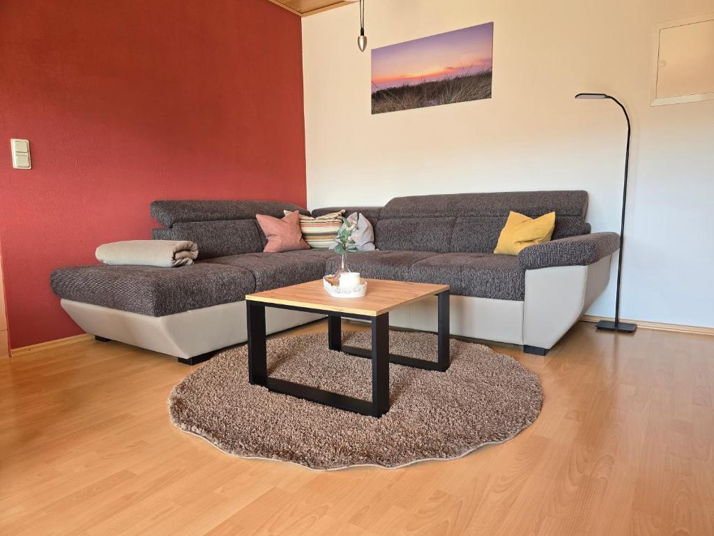 Posezení v ubytování Ferienwohnung Jenny Edersee