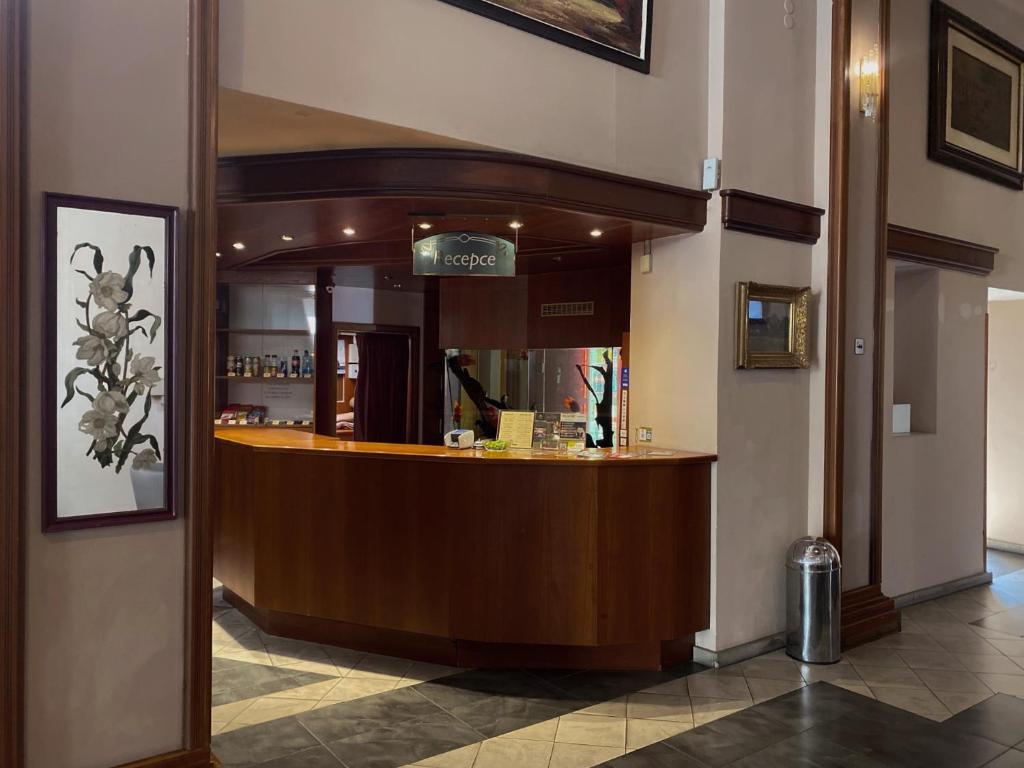 Vstupní hala nebo recepce v ubytování Hotel Zlatá Štika