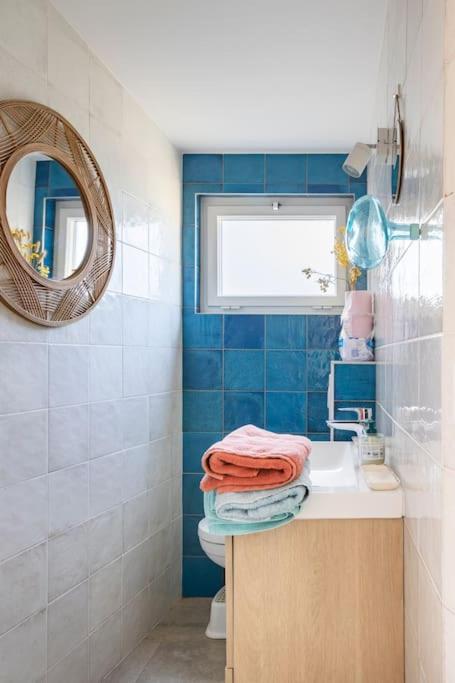 Koupelna v ubytování La Maison de B