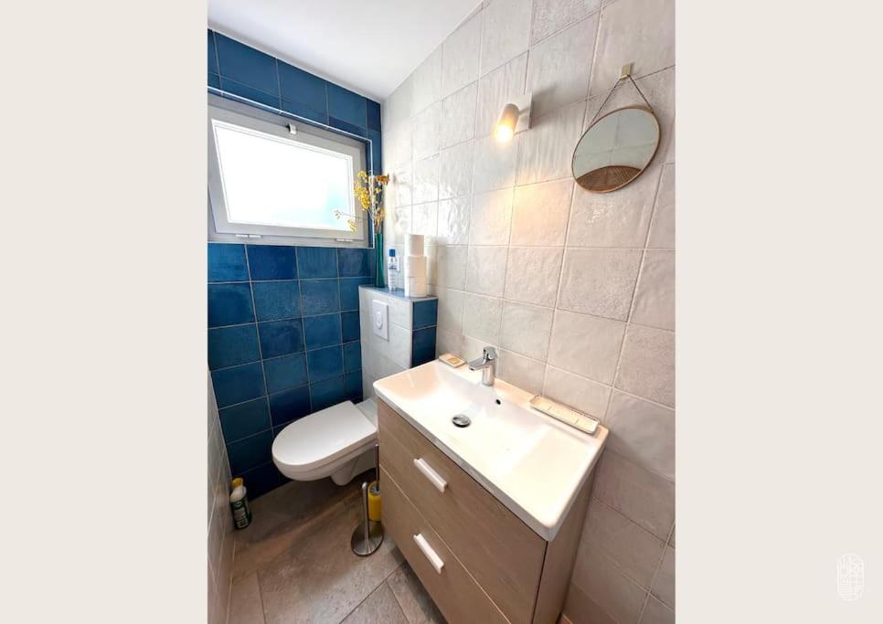 Koupelna v ubytování La Maison de B