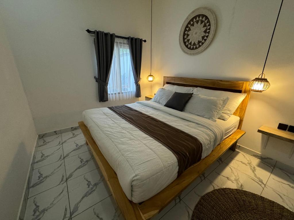 Postel nebo postele na pokoji v ubytování Santai Retreat