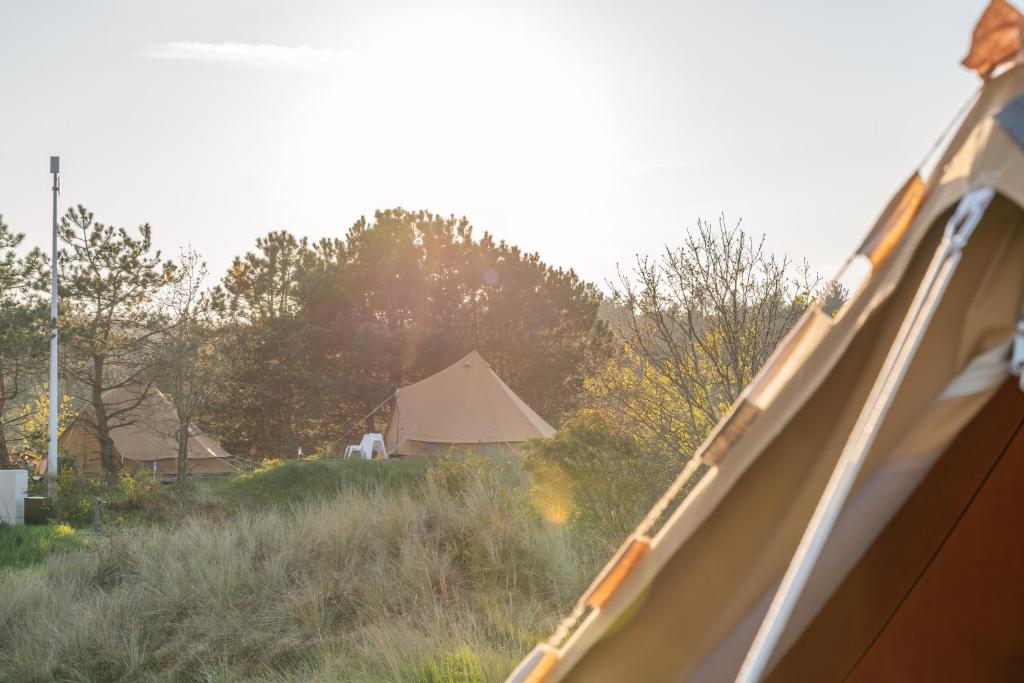 Příroda nedaleko luxury tent