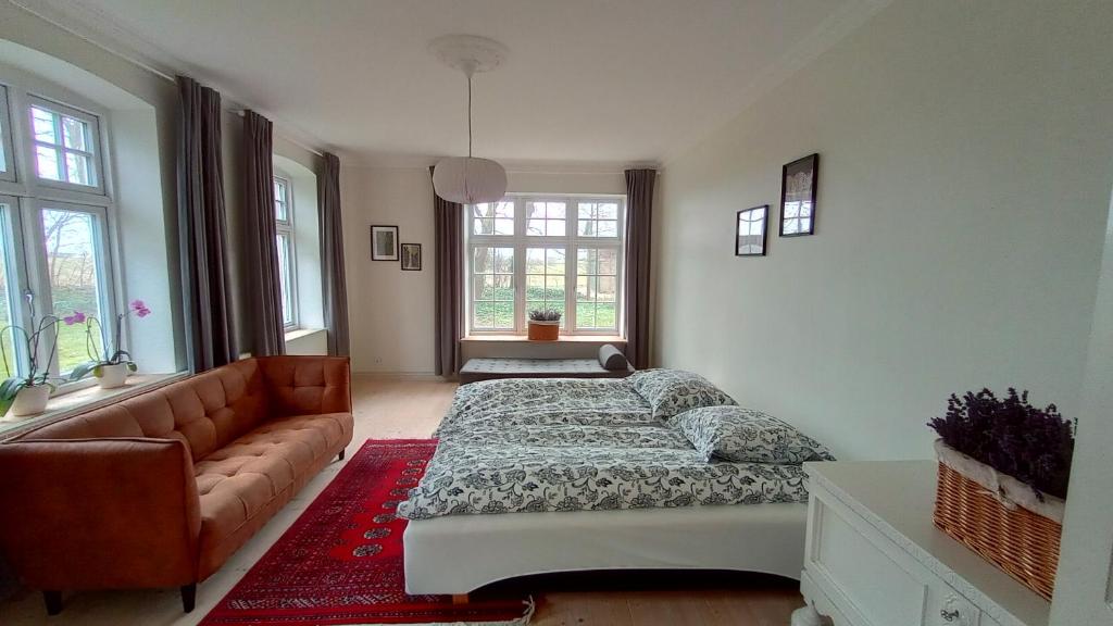 Postel nebo postele na pokoji v ubytování Apartment in Danmark -Petersminde Exclusive Apartments