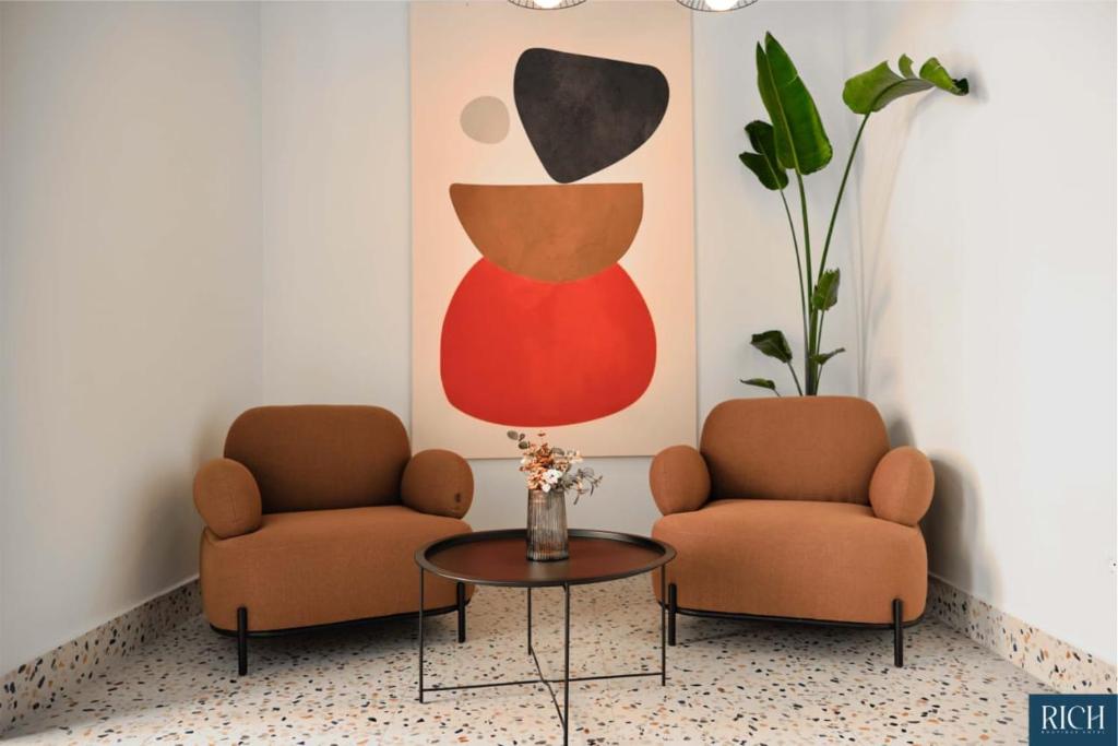 Posezení v ubytování Rich Boutique Hotel